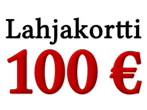100€ Lahjakortti Punaiseen Kuuhun