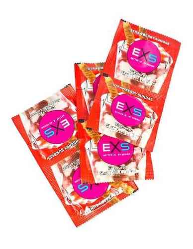 EXS - Mansikan Makuiset Kondomit 100kpl