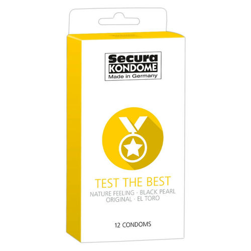 Kondomit Secura Test The Best 12 kpl