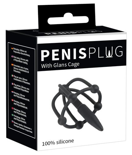 Penis Plug With Glans Cage