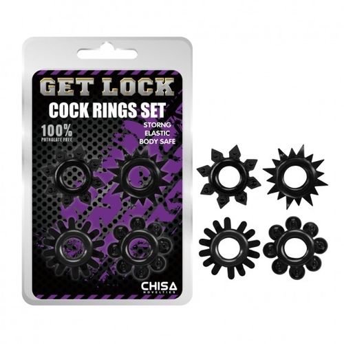 Get Lock Cock Rings Set