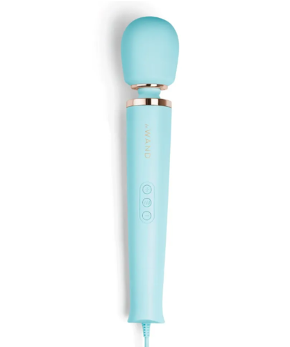 Le Wand Powerful Plug-In Vibrating Massager Blue