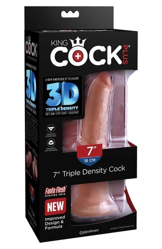 King Cock Triple Density Cock 7 Dark