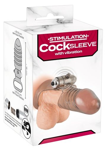 Vibrating Cock Sleeve With Ring