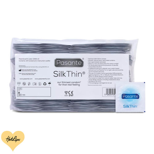Pasante Silk Thin kondomit - 144 kpl